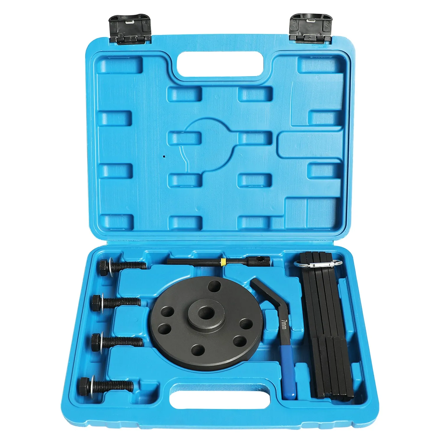 

3163021 Cam Timing Tool Kit for Cummins ISX/QSX with Injector 16 Puller Alternative to 3163021 3163069 3163020 Heavy Duty Steel