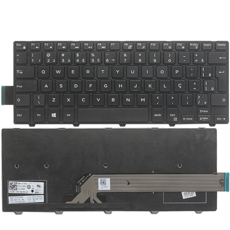 New Spanish/US/Latin/Brazil Keyboard For Dell Inspiron 14 3000 3452 3458 3459 3442 3467 5447 5448 5441 5455 5458 5457 5459 7447