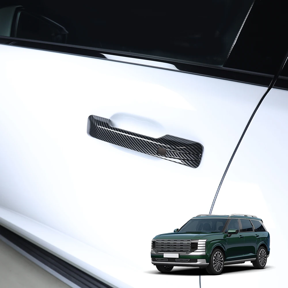 

5PCS Car Exterior Trim Touch-Sensitive Button-Operated Exterior Door Handle in ABS For Hyundai Palisade LX3 2026 Left-hand Drive