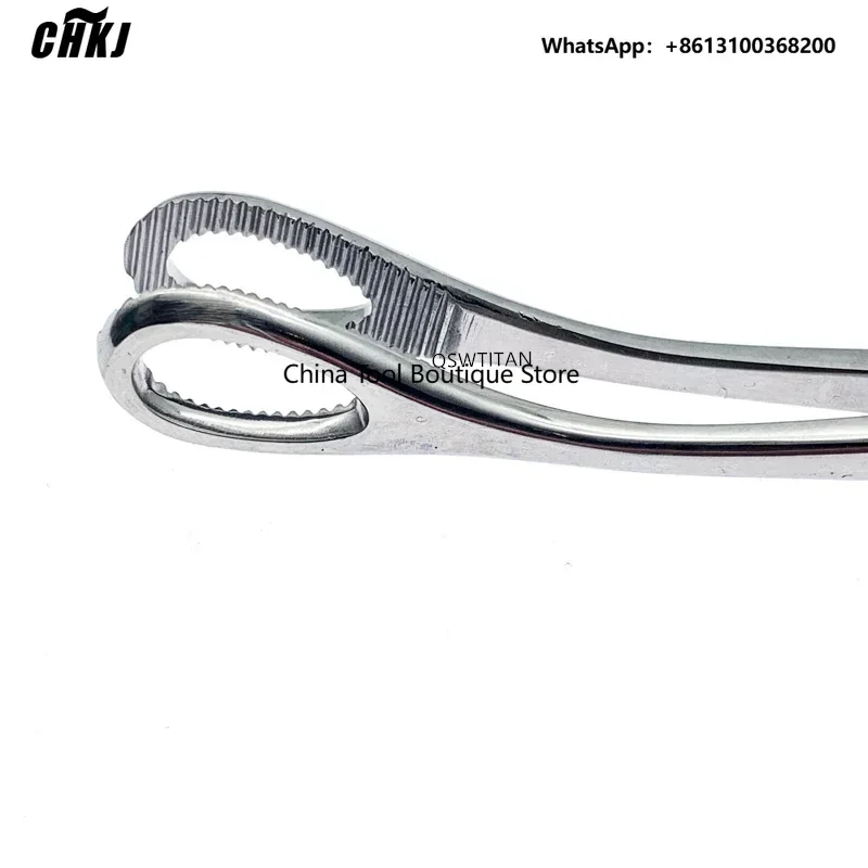 Sponge Forceps  Straight/Curved Serrated Jaws Stainless Steel Forceps Instrument