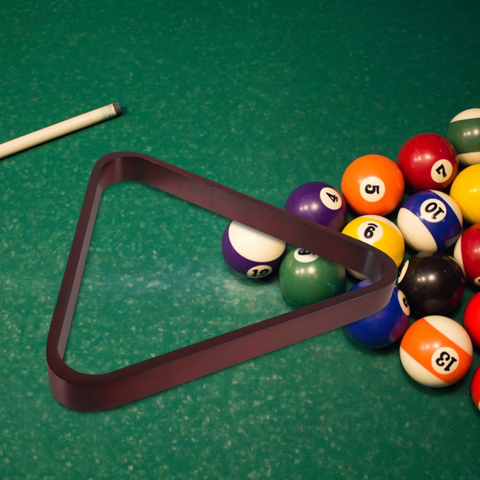 

Billiard Tripod Billiards Accessoriess Swing The Ball Shelf Supplies Wood Triangle Rack