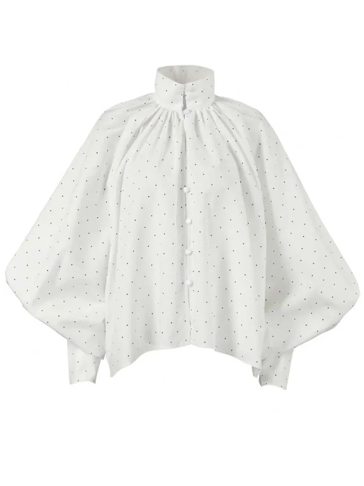 Women Polka Dot Blouses Spring Autumn Long Sleeve Blouse Woman Blouse Shirt Office Elegant Work Shirt Top Blusas Mujer De Moda