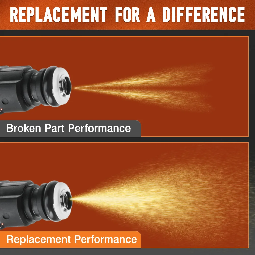 Inyector de combustible ABS y metal para Mercedes-Benz CLK320 V6 3.2L SOHC C208/A208 1998-2000 1120780049   A 1120780049