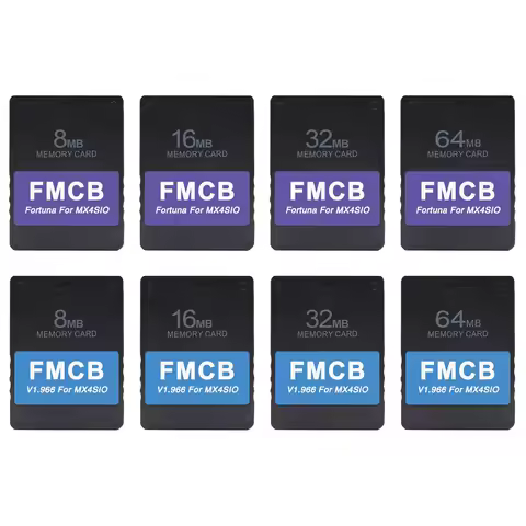 DIY MX4SIO SIO2SD SD Card Adapter for PS2 Game Consoles V1.966 8/16/32/64MB FMCB Memory Card