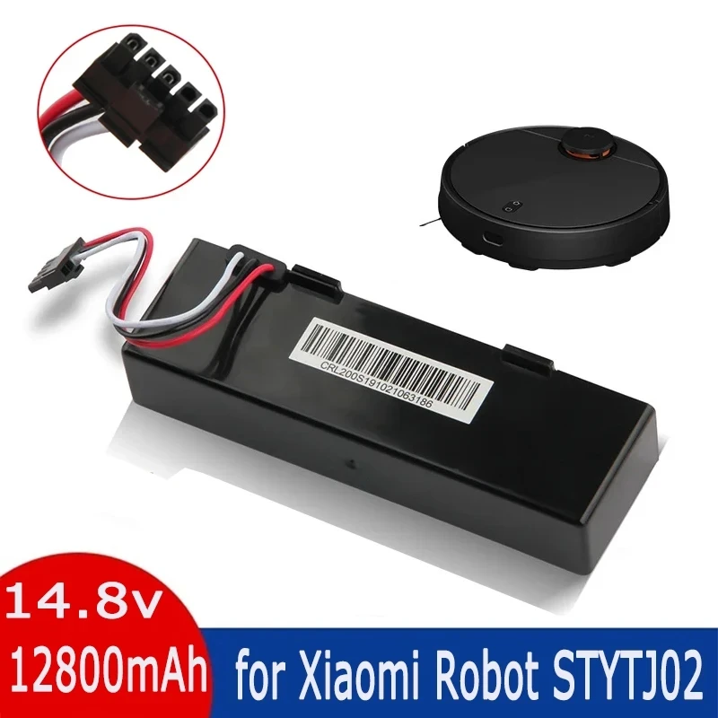 

18650 4S1P 14.8V 12800mAh Sweeper Battery for Xiaomi Mijia Mi Robot Vacuum-Mop P Sweeping Mopping Robot STYTJ02YM Li-ion Battery