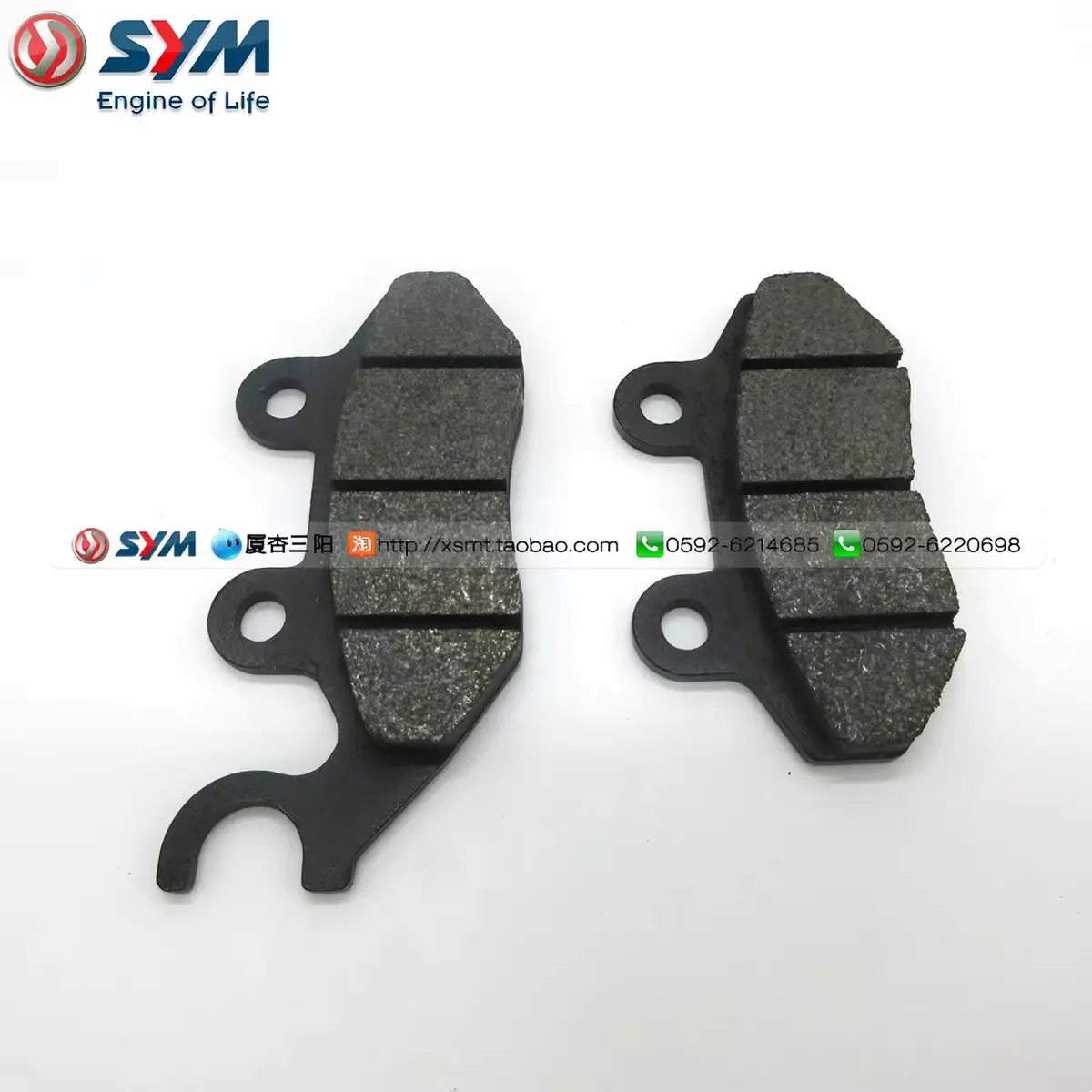 Motorcycle Front Brake Pads For SYM Jet 14 125 / 50 / 200 ADX125 Cruisym 150 180