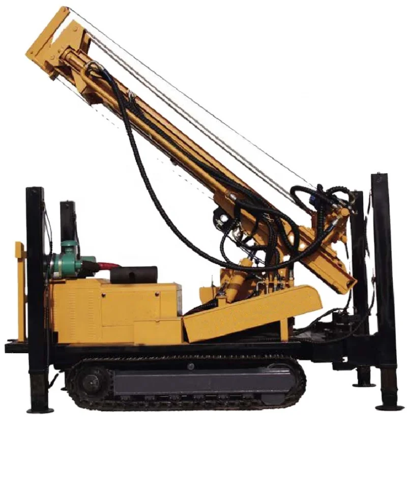 YG China Drilling Equipment Cheap 200m 300m Deep Mini Crawler Type Diesel Motor Hydraulic Borehole Water Well Drill Rig Machine