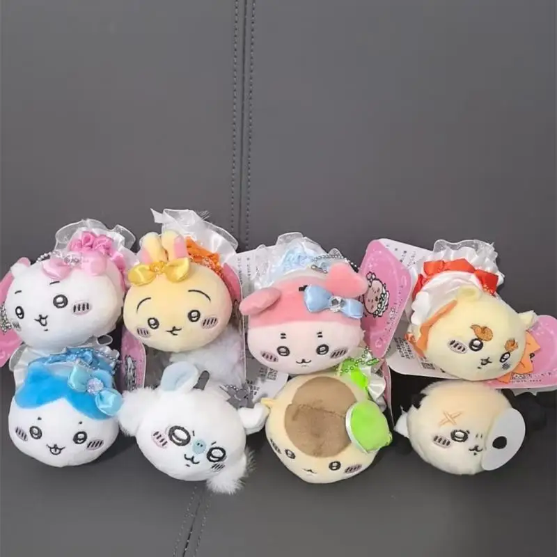Urocza Kreskówka Kawaii Chiikawa Hachiware Usagi Momonga Magiczna Śliczna Dziewczyna Sukienka Pluszowa Lalka Brelok Zawieszka do Torby Zabawka Prezent