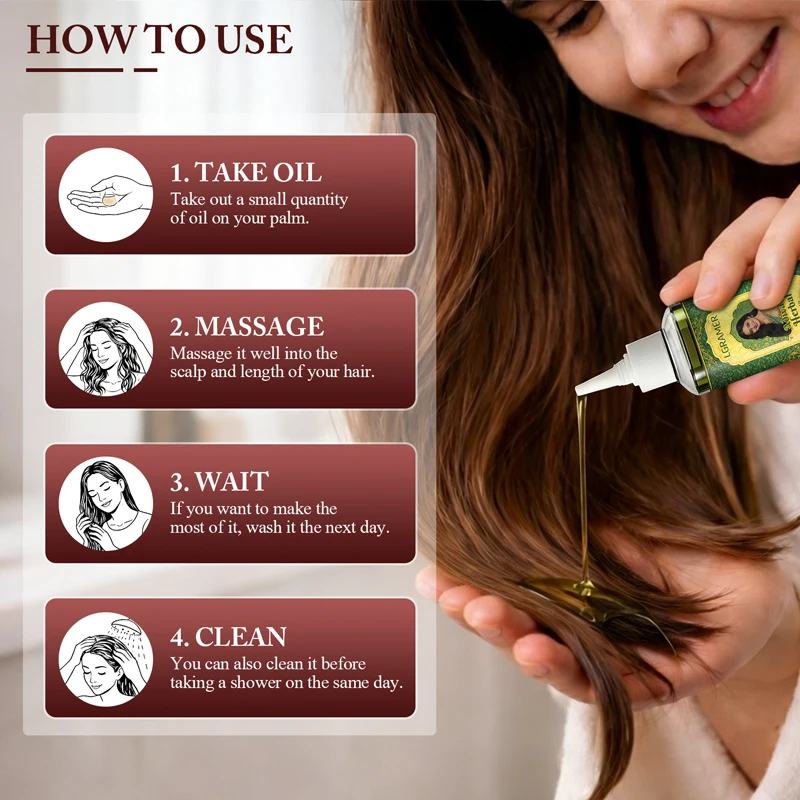 Adivasi Herbal Hair Growth Oil India Hair Loss Prevention and Thinning Treatment Fast Regrowth Thickening Hair Growth Products view 3