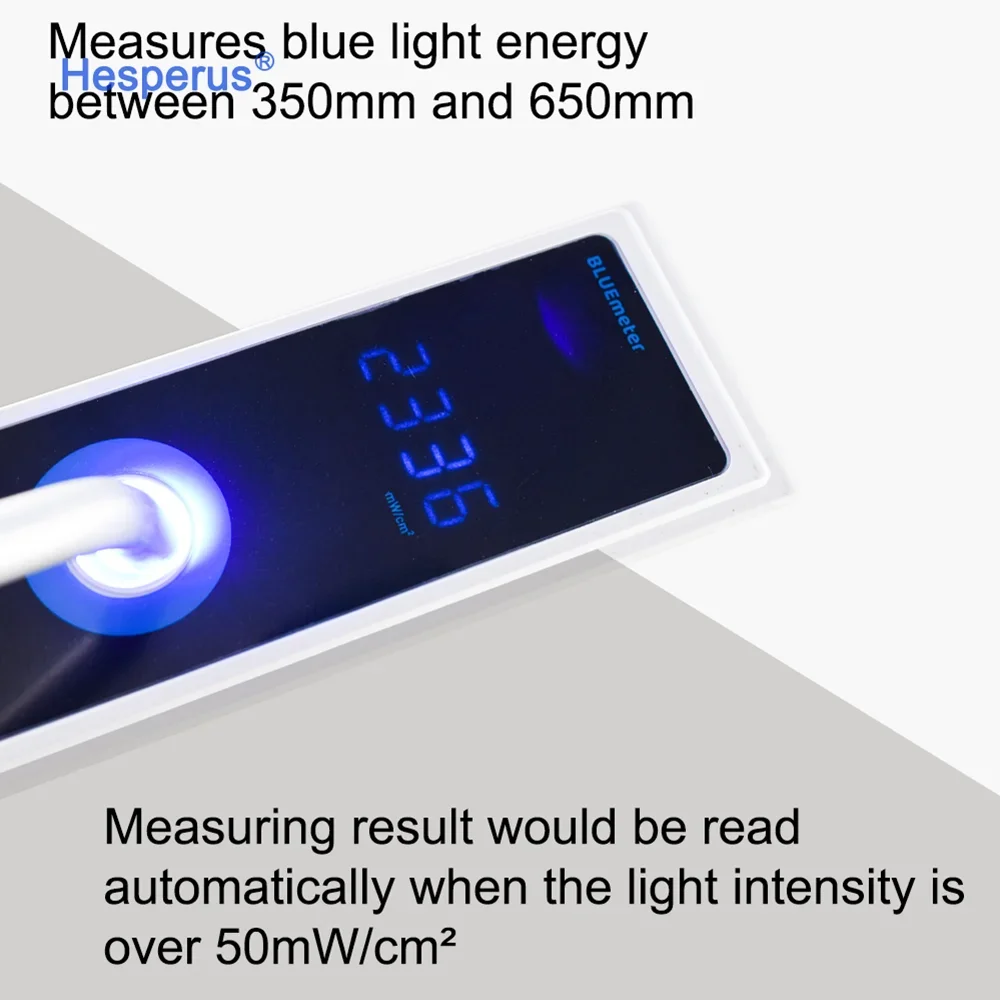 Wireless Den tal LED Curing Light Meter Tester Radiometer Digital Display Testing Unit