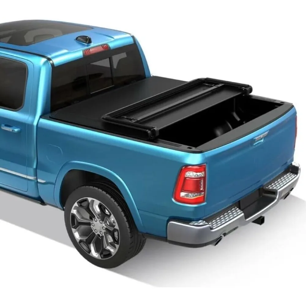 

Мягкий тройной чехол Tonneau для Chevy Silverado/GMC Sierra 1500 2014-2019, кровать 6,6 фута