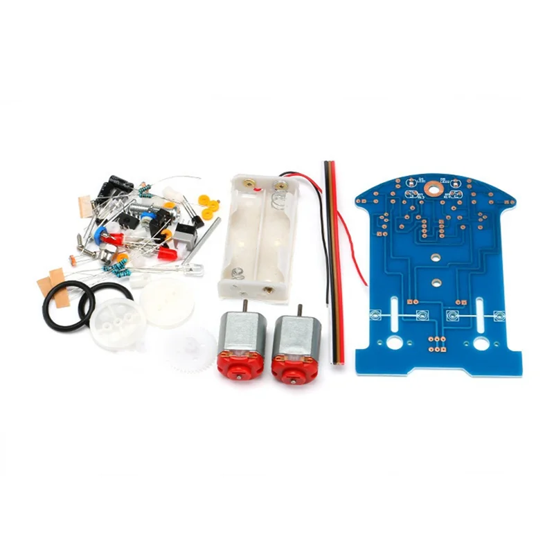 Practice Soldering Learning Electronics Kit Smart Car Project Kits Track Following RCar DIY Kit DIY Electronic KitJAS