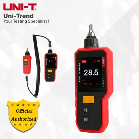 UNI-T UT311A/UT312A 통합/분할 진동 테스터, 진동 가속도, 속도 및 변위 측정