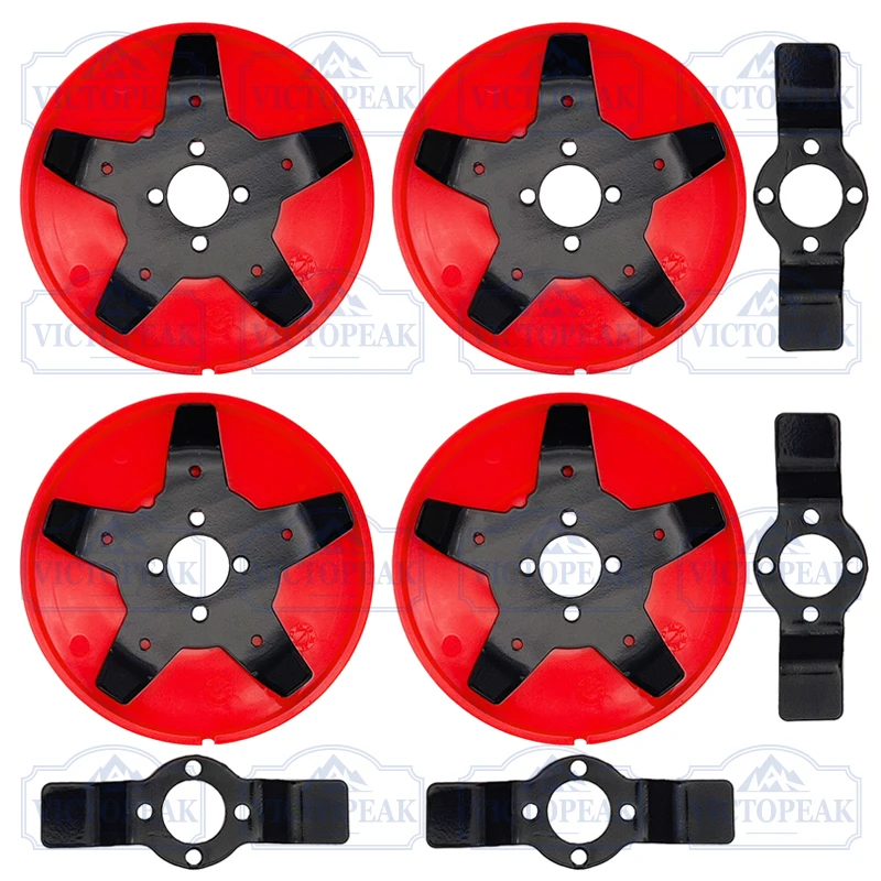 4Pcs Universal Brush Cutter Trimmer Head Dual-purpose Weeding Head For Water And Dry Land Grass Cutter Accessories