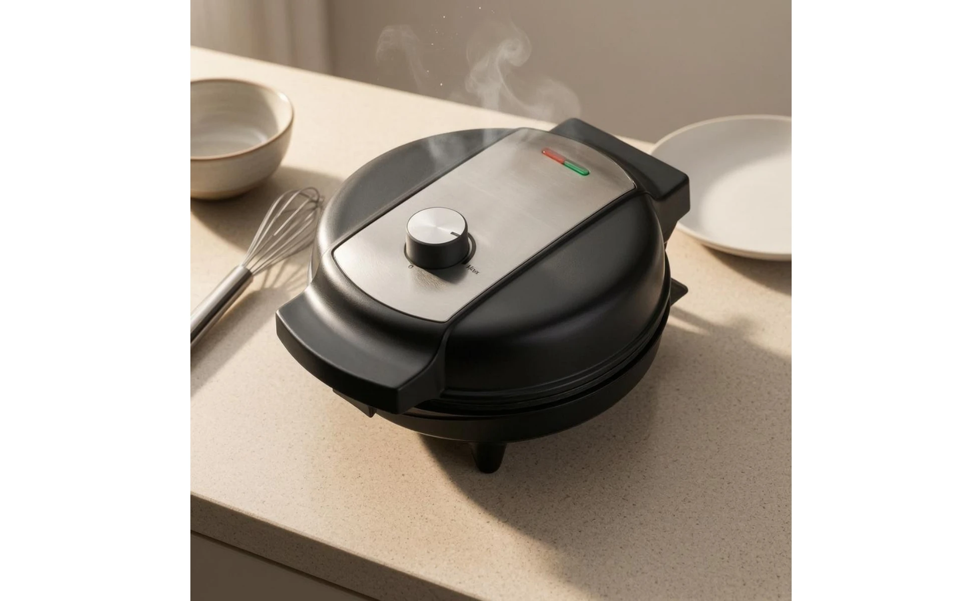 Electric Waffle Maker Temperature Control Dial Nonstick Waffle Maker