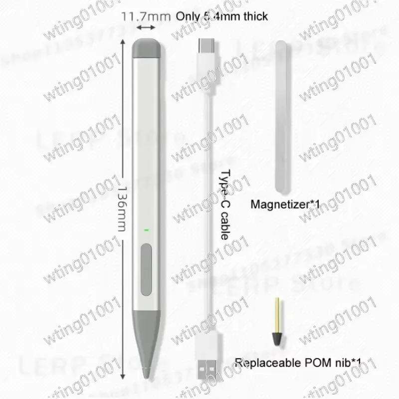 Active Stylus Pen for Pro 8 Go Laptop for Pro 9 Go Laptop with 4096 Levels of Pressure Sensitivity for Drawing