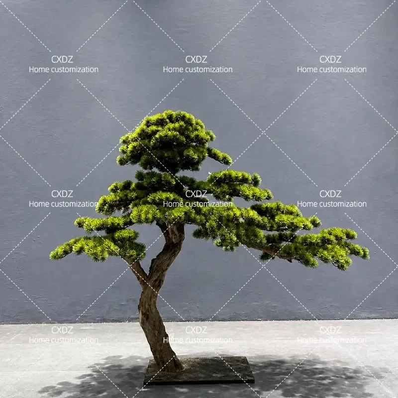 Large Simulated Welcome Pine Tree Indoor Outdoor Landscaping Artificial False Tree Decorative Ornaments Wholesale Luo Han