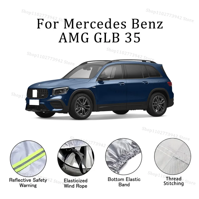 

Car Cover Protection Sunscreen Heat Insulation Dust Resistant Scratch For Mercedes Benz AMG GLB 35 Car Exterior Accessories