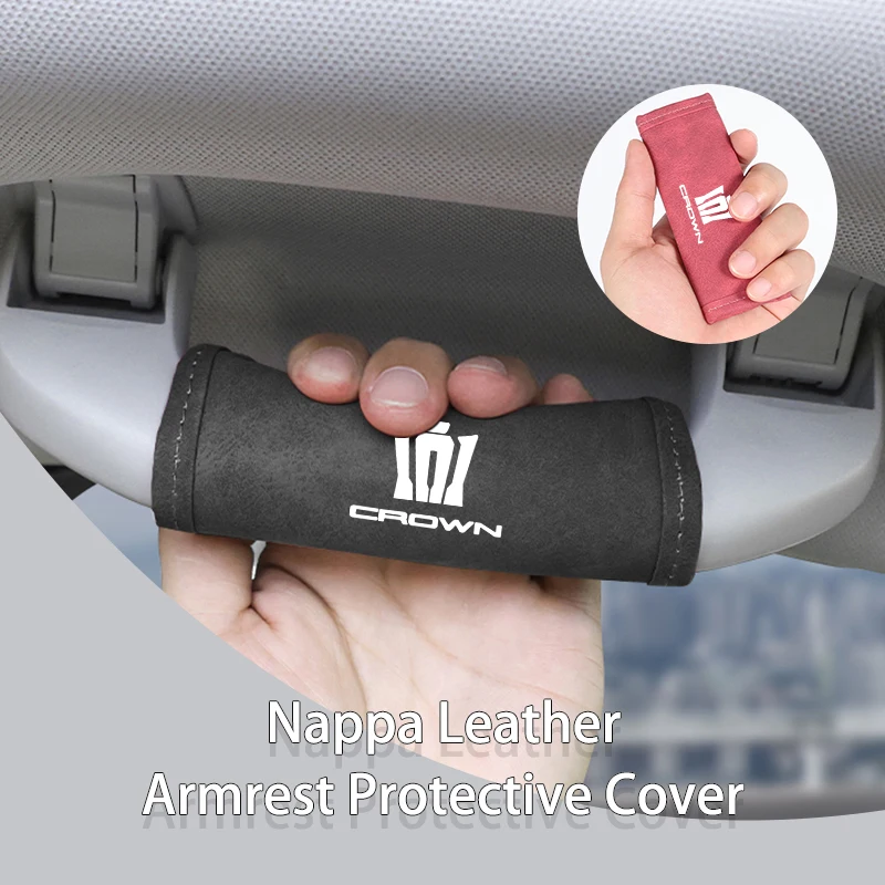 1pcs Car Roof Handle Glove Armrest Anti-Scratch Protective Cover For Toyota Crown S170 Athlete 1999 2000 2001 2002 2003 2004