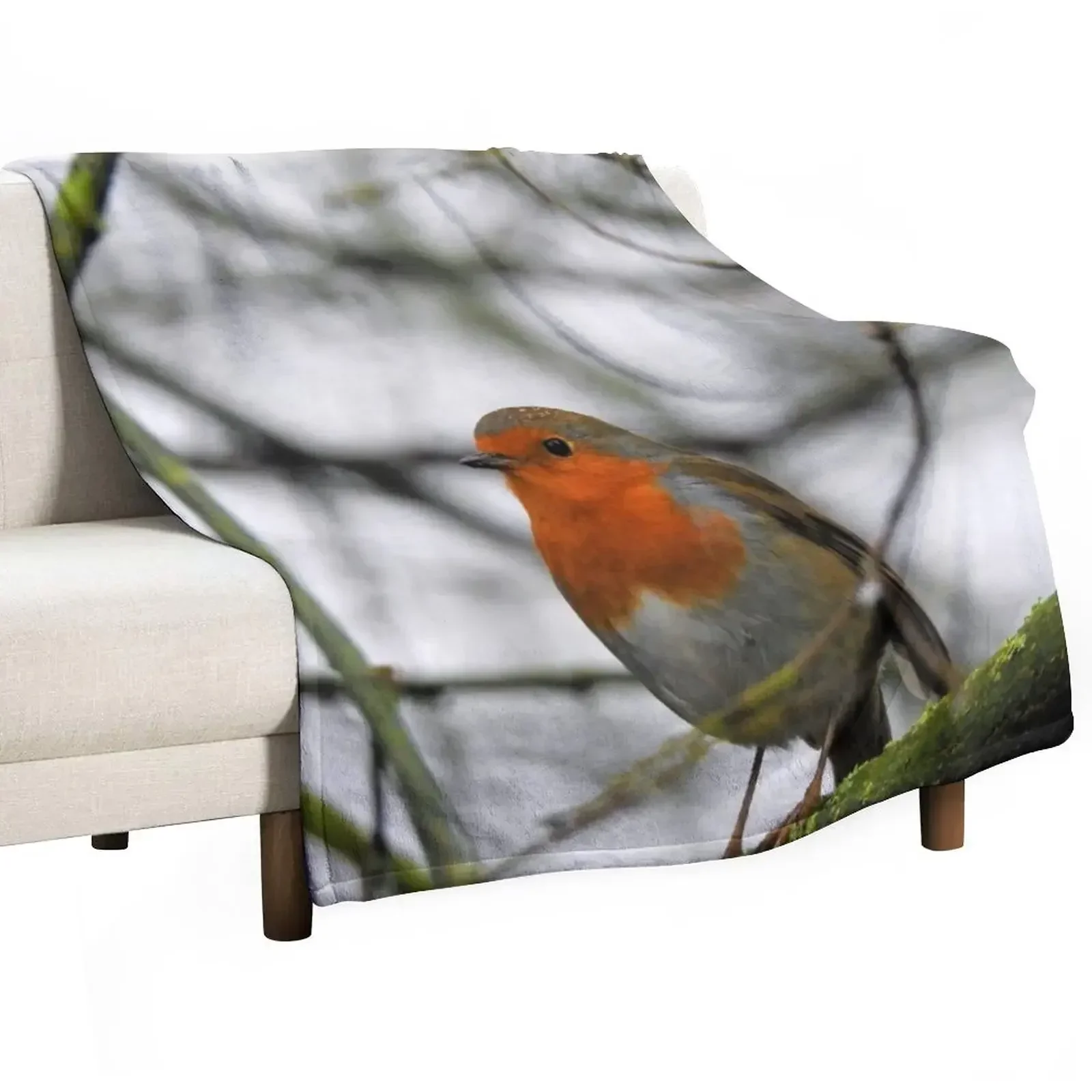 

Little Robin Throw Blanket Sleeping Bag Plush Multi-Purpose Blankets