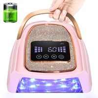 Lámpara de uñas LED UV recargable, secador de esmalte de uñas de Gel de 30 LED, lámpara de curado de manicura profesional para salón de manicura, herramientas de luz UV
