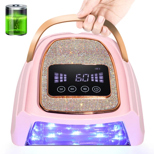 Lámpara de uñas LED UV recargable, secador de esmalte de uñas de Gel de 30 LED, lámpara de curado de manicura profesional para salón de manicura, herramientas de luz UV