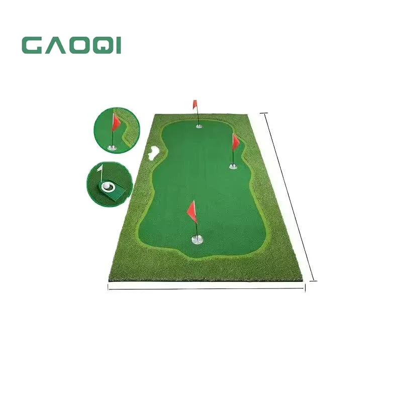 OEM Indoor Outdoor Golf Home Training Golf Practice Putting Green Mat