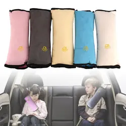 Baby Pillow Car Safety Belt & Seat Sleep Positioner Protect Shoulder Pad Adjust Vehicle Seat Cushion for Kids Baby Playpens