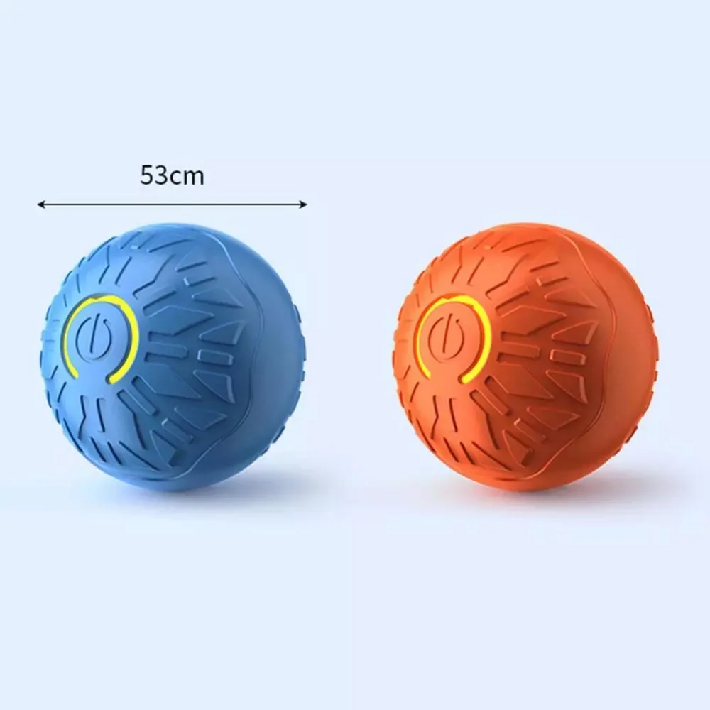 Fun LED Teasing Dog Ball Bite Resistant Boredom Relief Artifact Cat Interactive Toy Ball Automatic Rolling Ball Toys for Dog&Cat