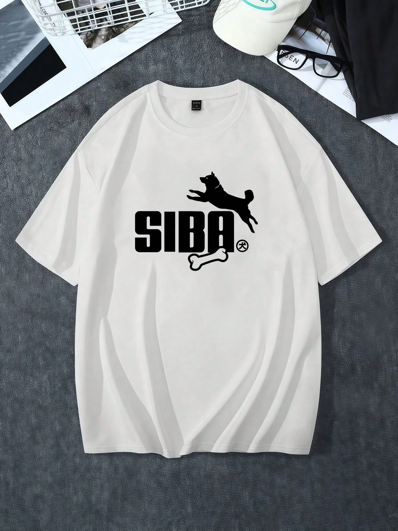 Limited Edition Shiba Inu Premium Gift Animal Goods New Design Jumping Shiba Inu T-shirt, Various Colors/Sizes, Short Sleeves