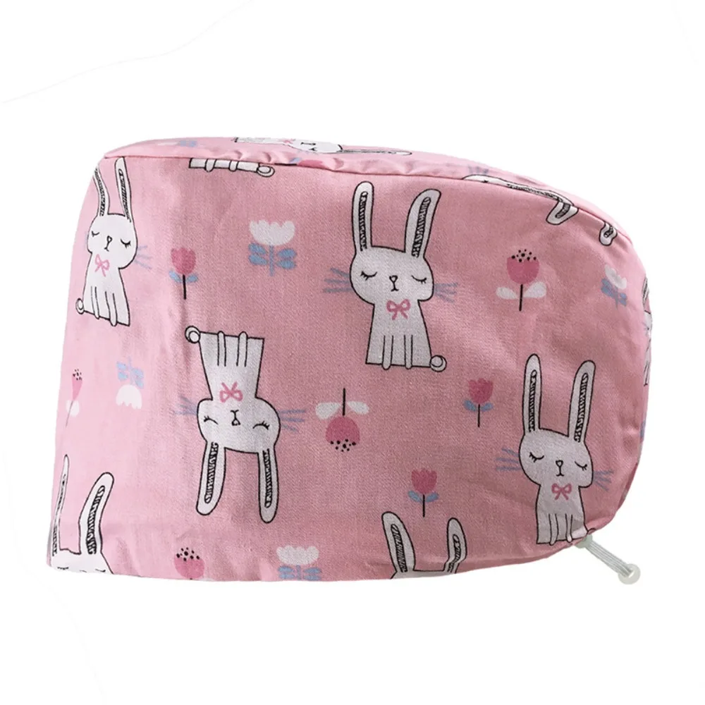 Soft Impresso Operating Room Cotton Hat, Enfermeira Cap, Lab Nursing Scrubs, Moda