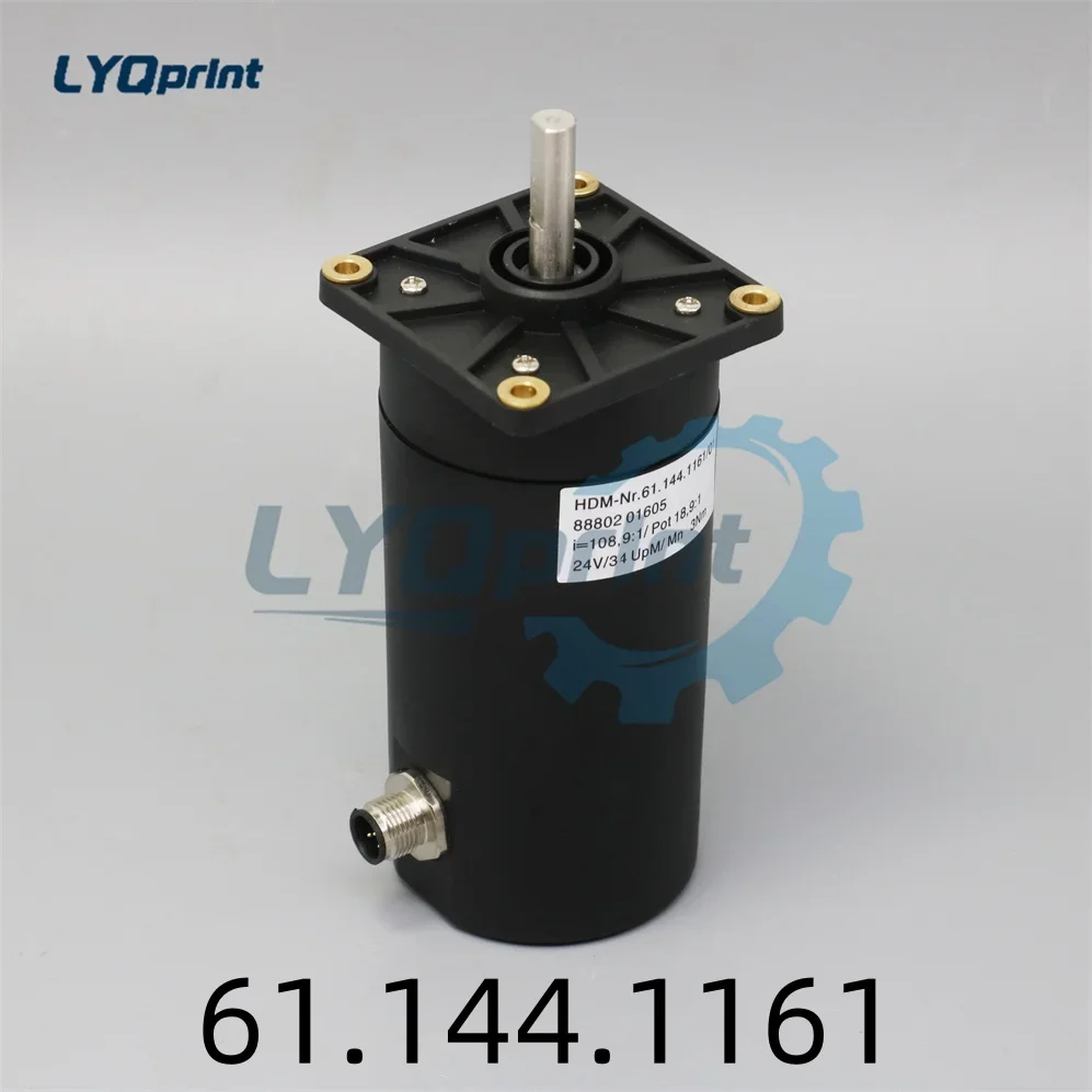 Robust Best Quality 1 Pieces 61.144.1161 Servo Gear Motor (Red Label) SM102 CD102 Motor Offset Spare Parts For Heidelberg