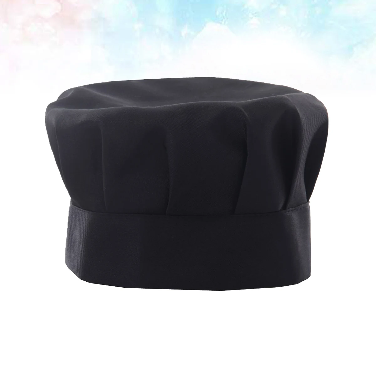 

1Pc Adjustable Chef Hat Mushroom Hat Bouffant Cap Soft Comfortable Fabric for Professional Cooking Schools