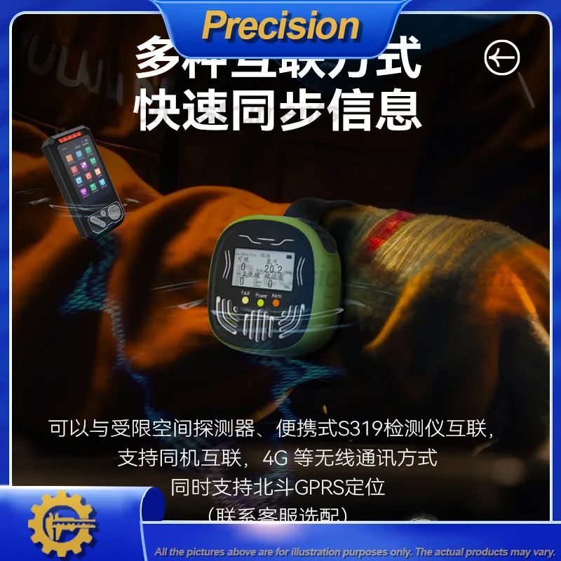 2026 Portable Low Power 4 in 1 Gas Detector for Oxygen Hydrogen Ammonia and Formaldehyde Leak Alarm Safety Monitor for Home Use