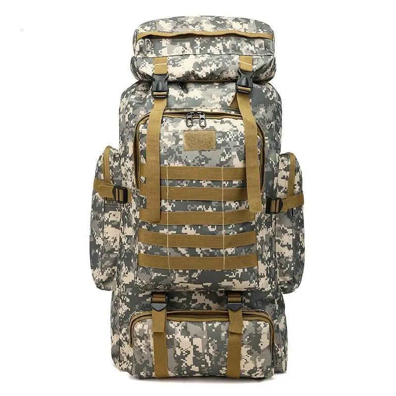 

70-85L Adjustable Large Capacity Military Backpack Rucksack Tactical Gear Bag