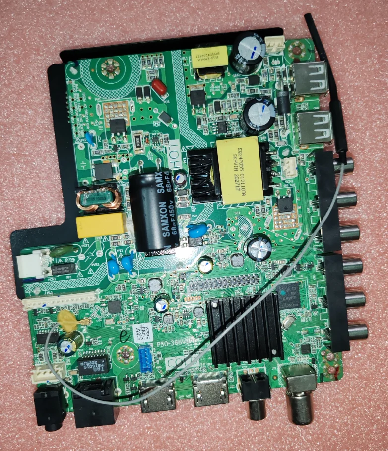 ¡Envío gratis! Placa base de red WiFi 3 en 1, P50-368V5.0, 4 núcleos, 36-44v, 500Ma, 1366x768
