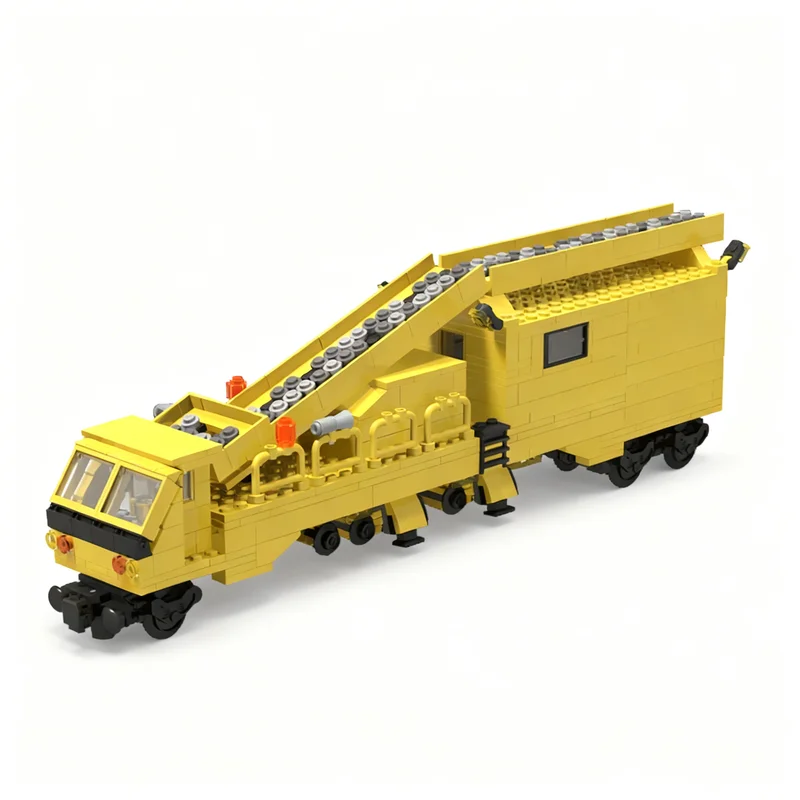 3974pcs MOC Bettungsreinigungsmaschine Ballast Bed Cleaning Machine Train Model Toy Building Blocks Construction Christmas Gift