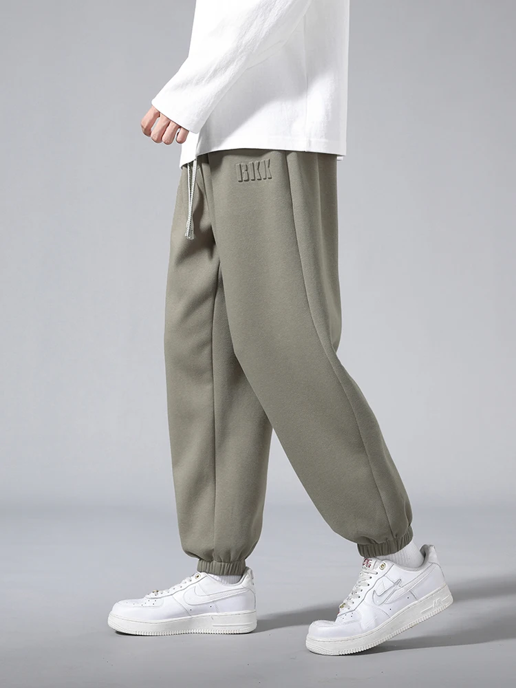 Men's Jogger Cotton Sweatpants Big Size 8XL 7XL 6XL Sports Baggy Pants Sting Banding  Hip Hop Loose Harem Trousers