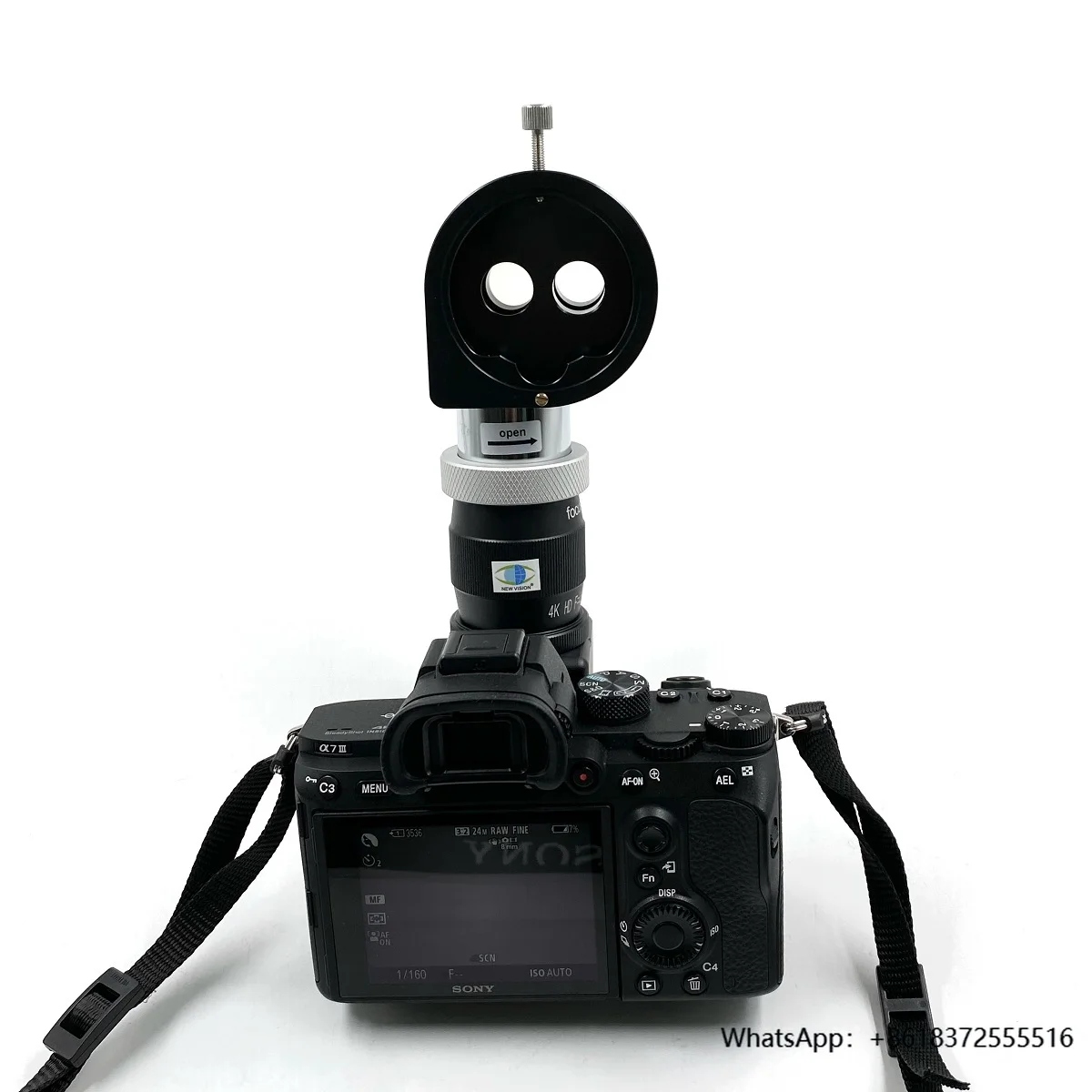 

da4K Sy NEX Series Full Frame Camera Adapter for Slit Lamp and Microscope 1 Year Warranty