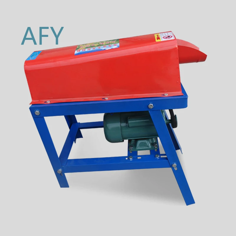 Small Corn Thresher for Household Use Electric Kernel Separator Single Double Automatic 220V for Maize Wheat Grain Processing