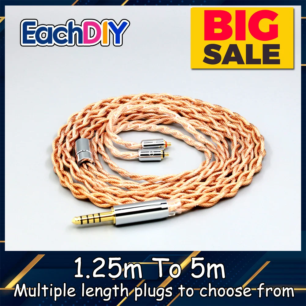Graphene 7N OCC Shielding Coaxial Mixed Earphone Cable For Etymotic EVO Multi-Driver Earphone IPX T2 Pin LN007767