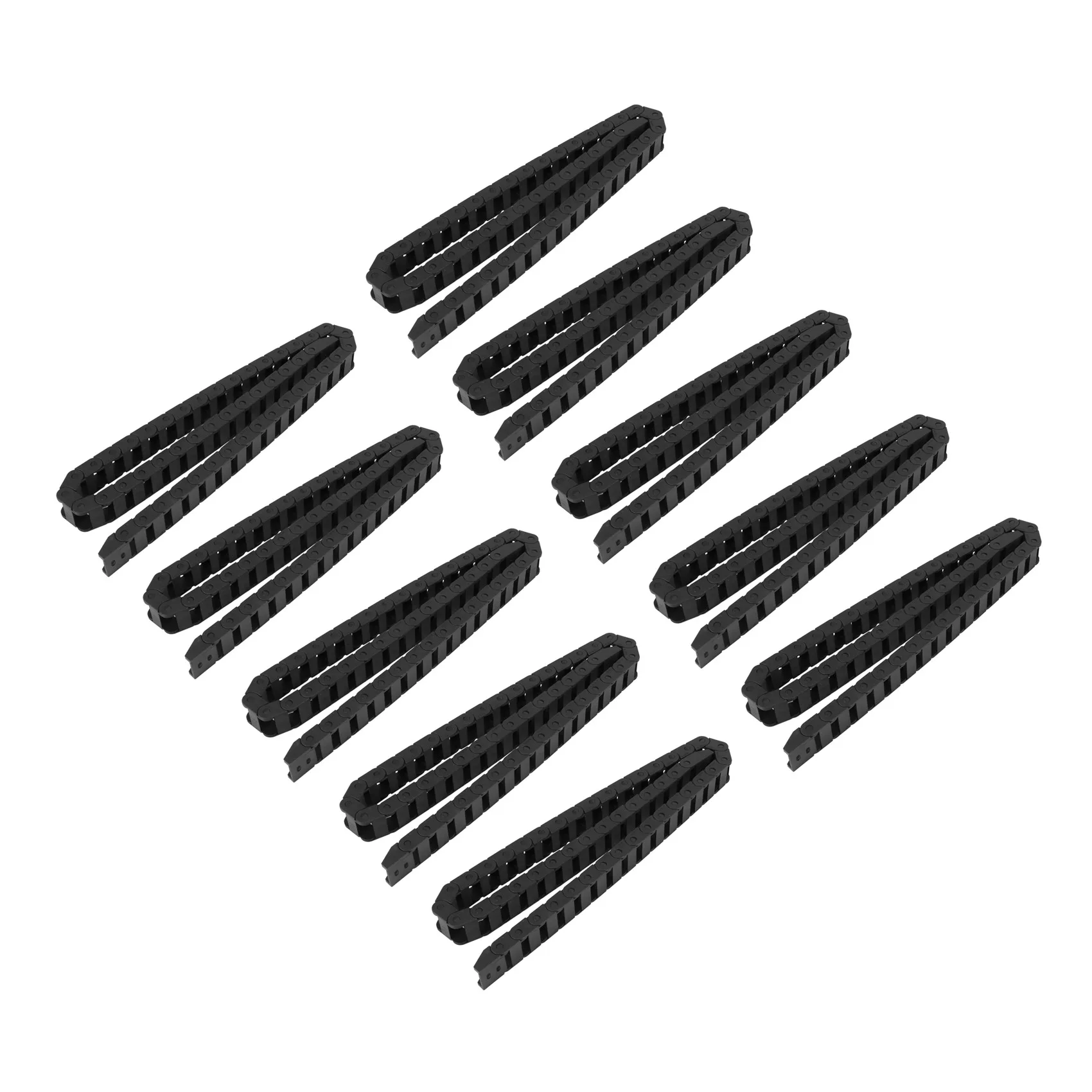 

A02M-10Pcs 10 X 20 мм 1 м открывается с обеих сторон пластиковая буксировочная тросовая цепь