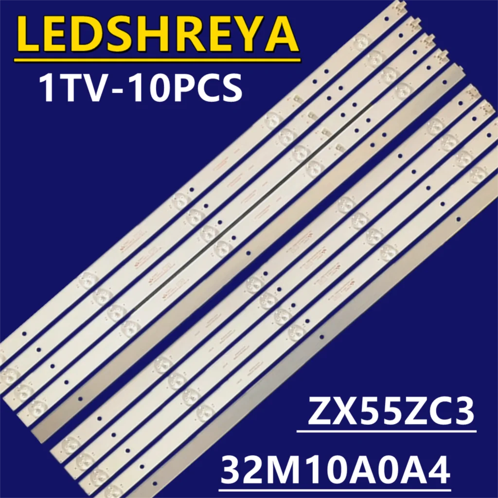 

LED Backlight strip 10 LAMP For ZX55ZC332M10A0A4 ZX55ZC332M10A0V2-K600 JL.D550A1330-114ES-M TVB55R4PR004 K55EMC3030T0510R64K