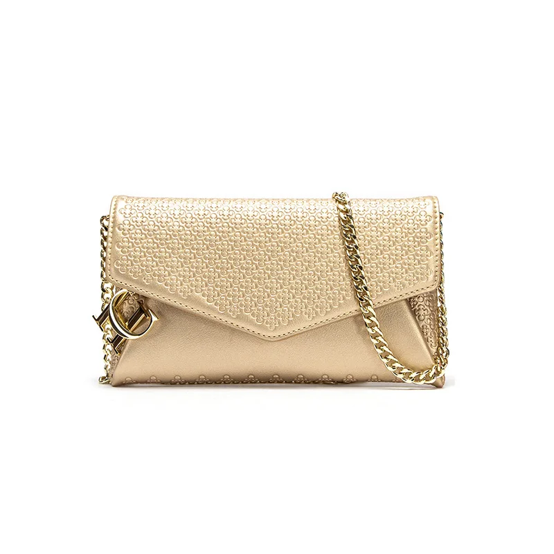 حقيبة كتف نسائية متعددة الاستخدامات للسفر من كارولينا هيريرا، حقيبة كروس للهاتف المحمول، حقيبة تخزين أحمر الشفاه مع حقيبة كتف بسلسلة