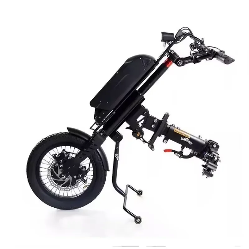 Disabled wheelchair traction device Electric tricycle modified disabled trailer traction head Scooter 3 wheels front wheel
