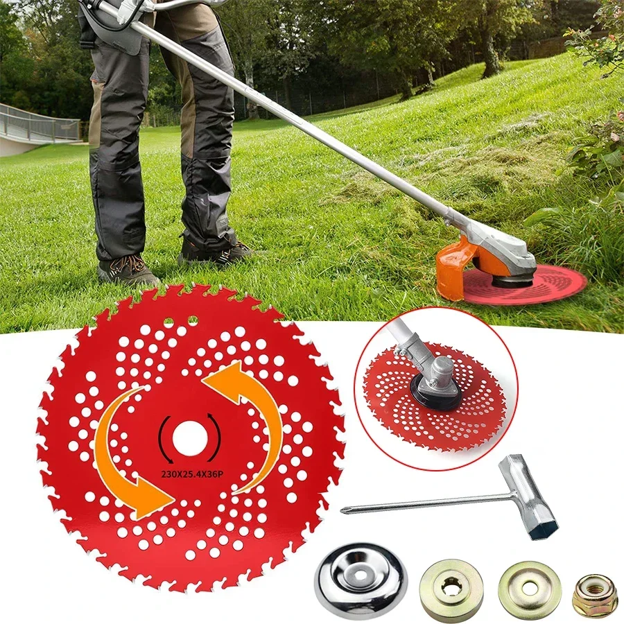 

1-3pcs 36 Teeth Lawn Mower Cutter Trimmer Blade and Replacement Parts Grass Brush Cutter Disc Blade for Cutting Grass Trimmer