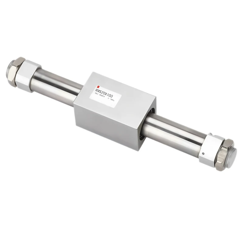 RMS Series Rodless Magnetic Cylinder Bore 10 16 20 25 32 40mm Stroke 50 100 150 200 250 300 400 500 600mm Air Pneumatic Cylinder