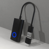 2 in 1 USB Type-C Mouse Jiggler with ON/OFF Switch Virtual Mouse Mover Drive Free Mouse Movement Simulator for Keeps PC Active