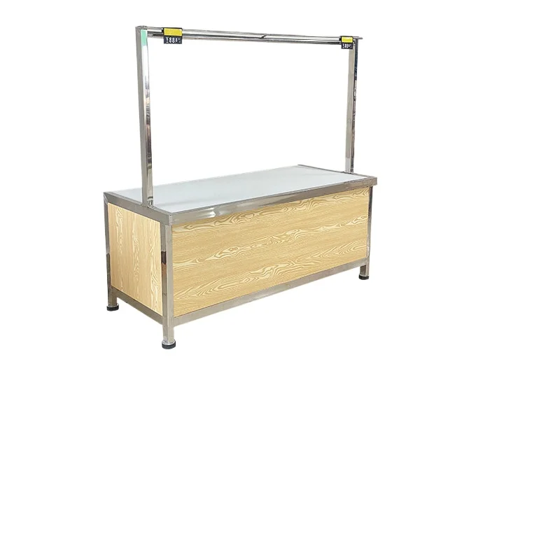 LMM stainless steel splitting table meat selling table hanging meat rack commercial
