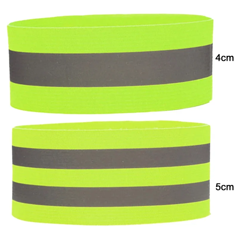 1-5PCSReflective Armband Adjustable Reflective Bracelet Strap High Visibility Safety Reflector for Night Walking Cycling Running